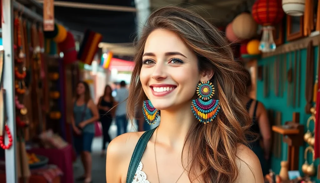 Bohemian earrings